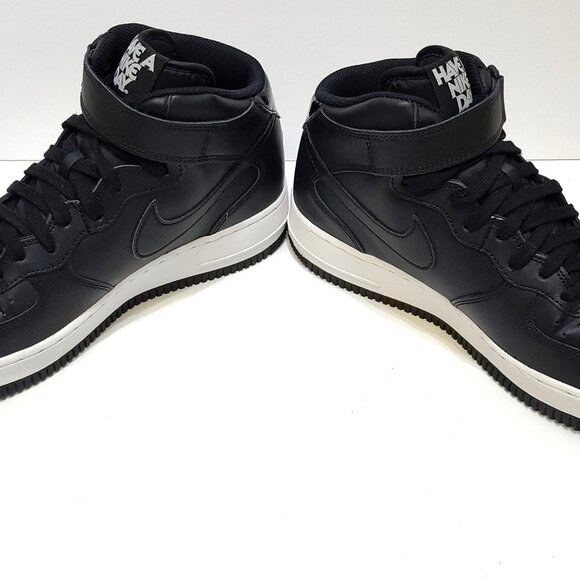 Nike Air Force 1 Mid Have A Nike Day Shoes Leather Uppers Padded Collar Mens 8.5 - Picture 7 of 13